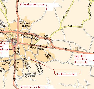 map saint remy de provence